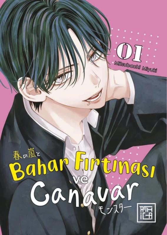Bahar Fırtınası ve Canavar 1 manga kapağı, Türkçe çevirisi Sena Taşkın