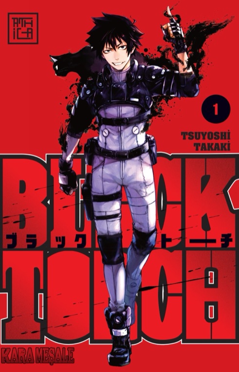 Black Torch / Kara Meşale 1 manga kapağı, Türkçe çevirisi Sena Taşkın