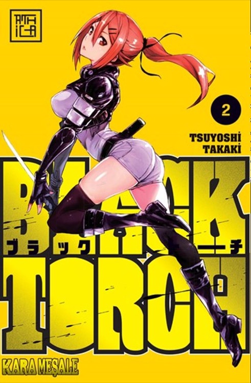 Black Torch / Kara Meşale 2 manga kapağı, Türkçe çevirisi Sena Taşkın