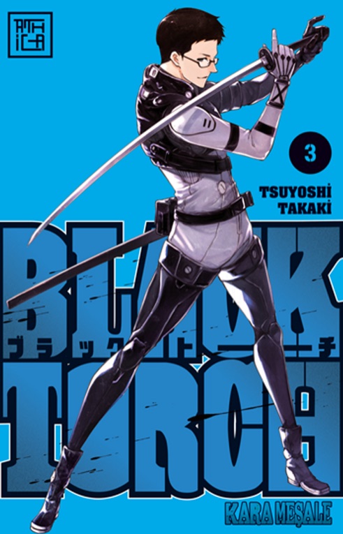 Black Torch / Kara Meşale 3 manga kapağı, Türkçe çevirisi Sena Taşkın