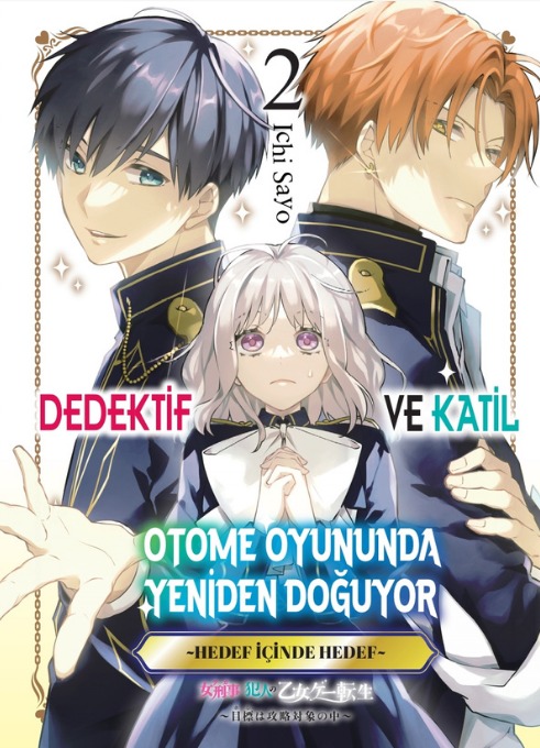 Dedektif ve Katil Otome Oyununda Yeniden Doğuyor manga kapağı, Türkçe çevirisi Sena Taşkın